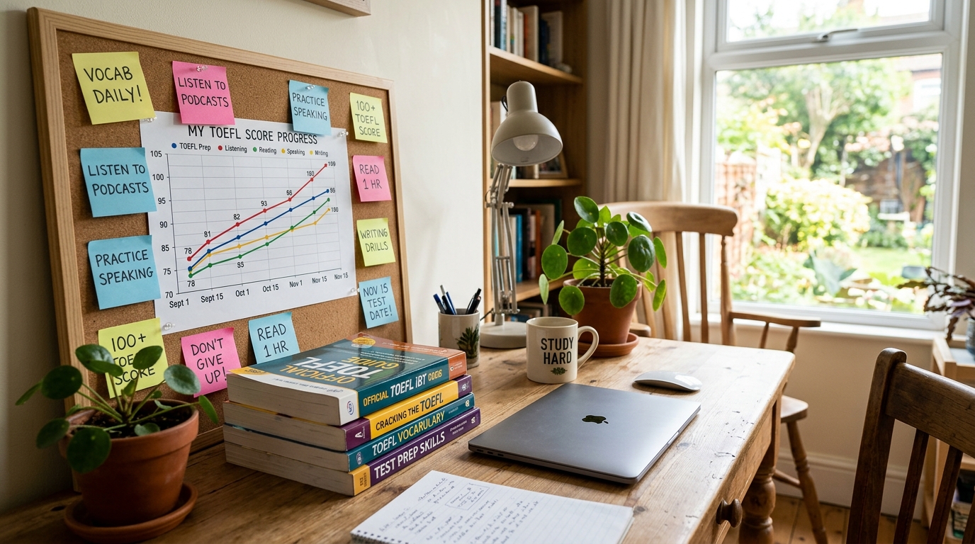 How to Go from TOEFL 80 to 100 — A Realistic Improvement Plan