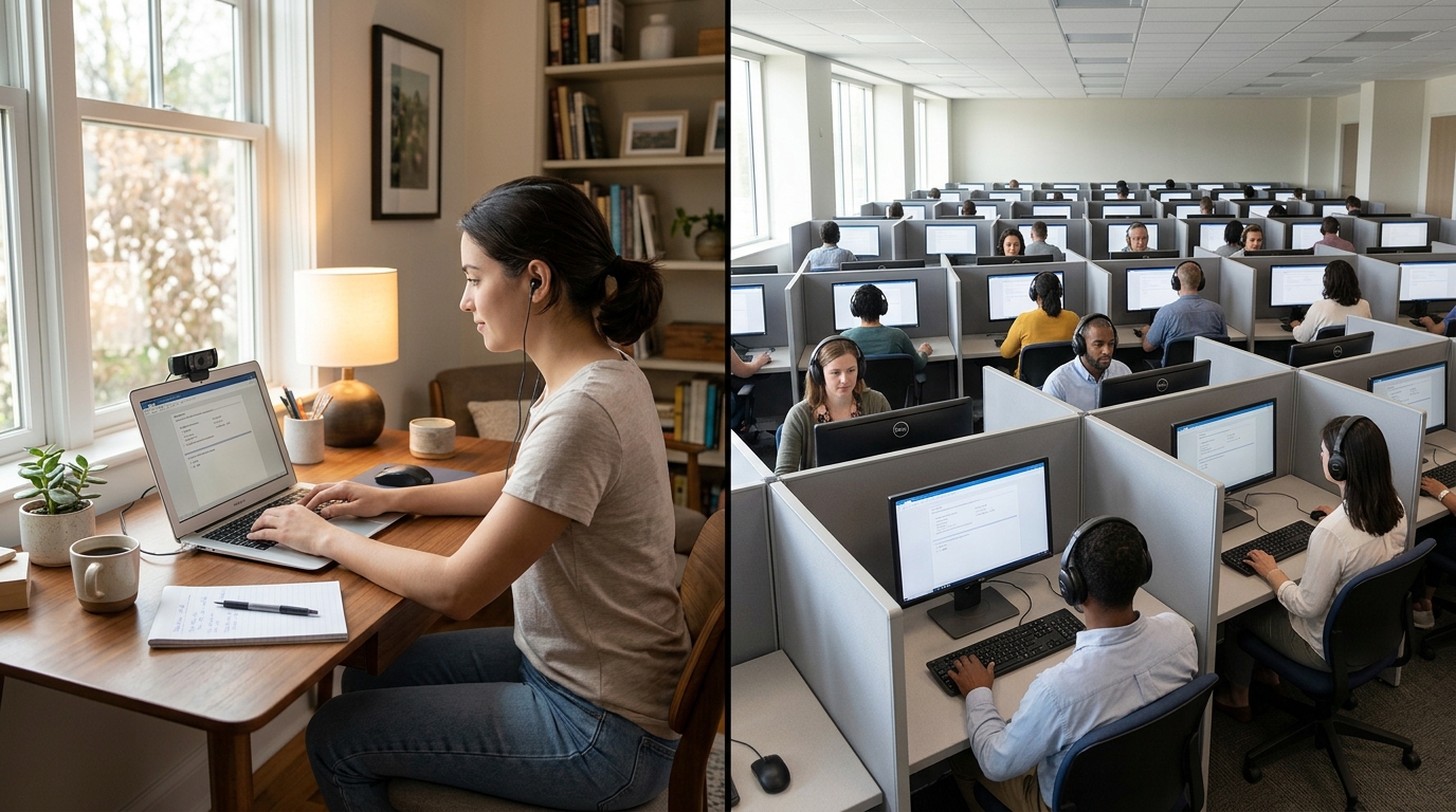 TOEFL Home Edition vs. Test Center — Which Should You Choose?