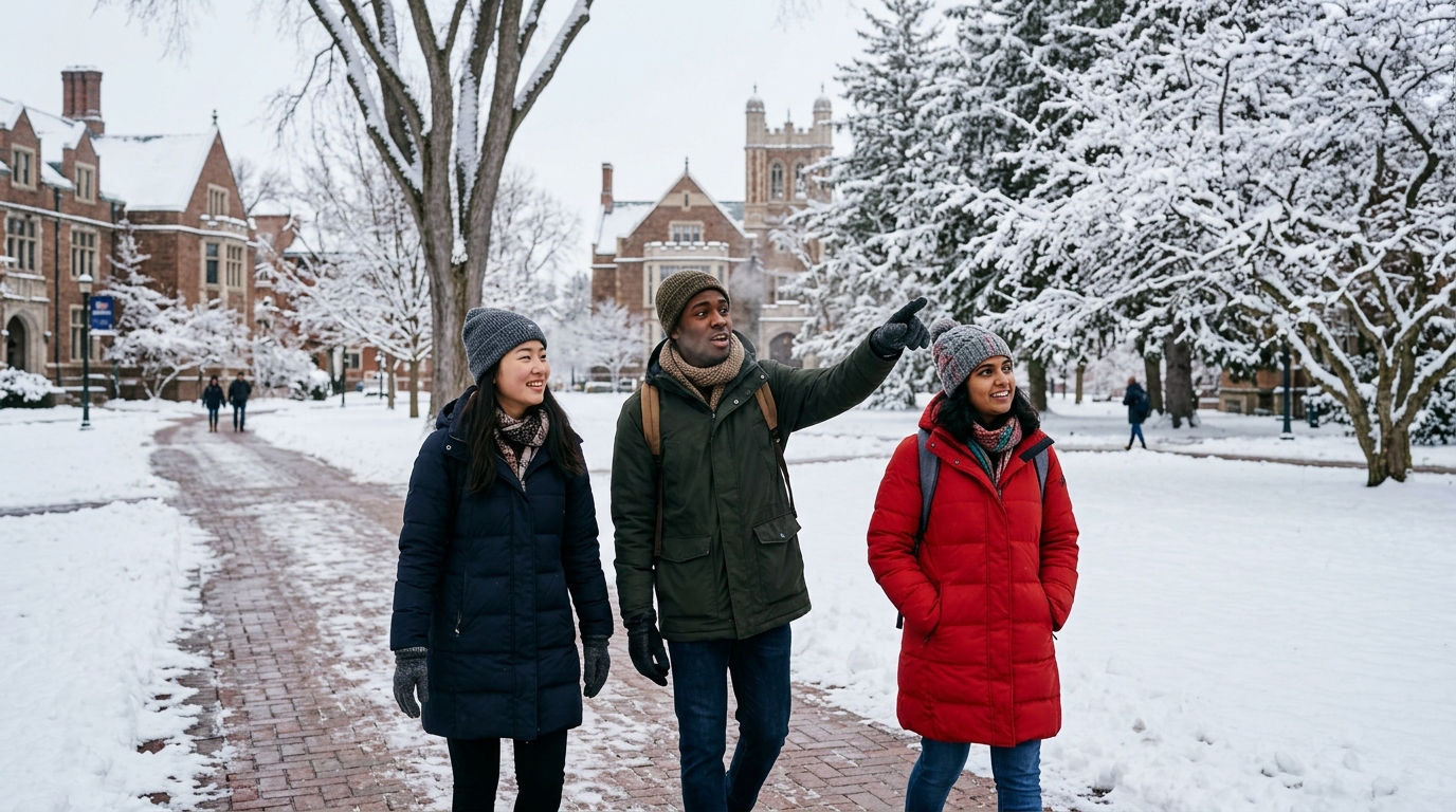 Surviving Your First American Winter — A Guide for Students from Warm Countries