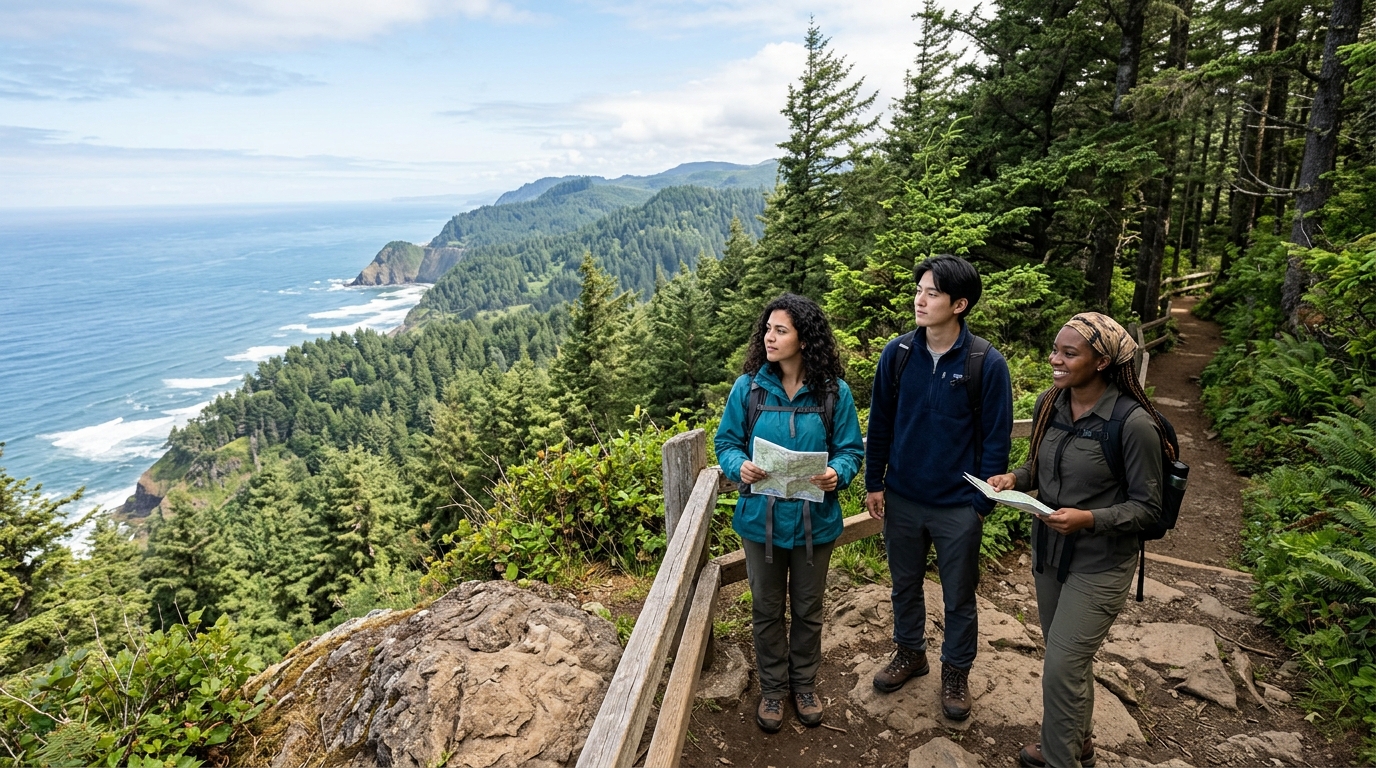 Seguridad en senderismo y playa en EE.UU. — Lo que no te dicen en el inicio del sendero