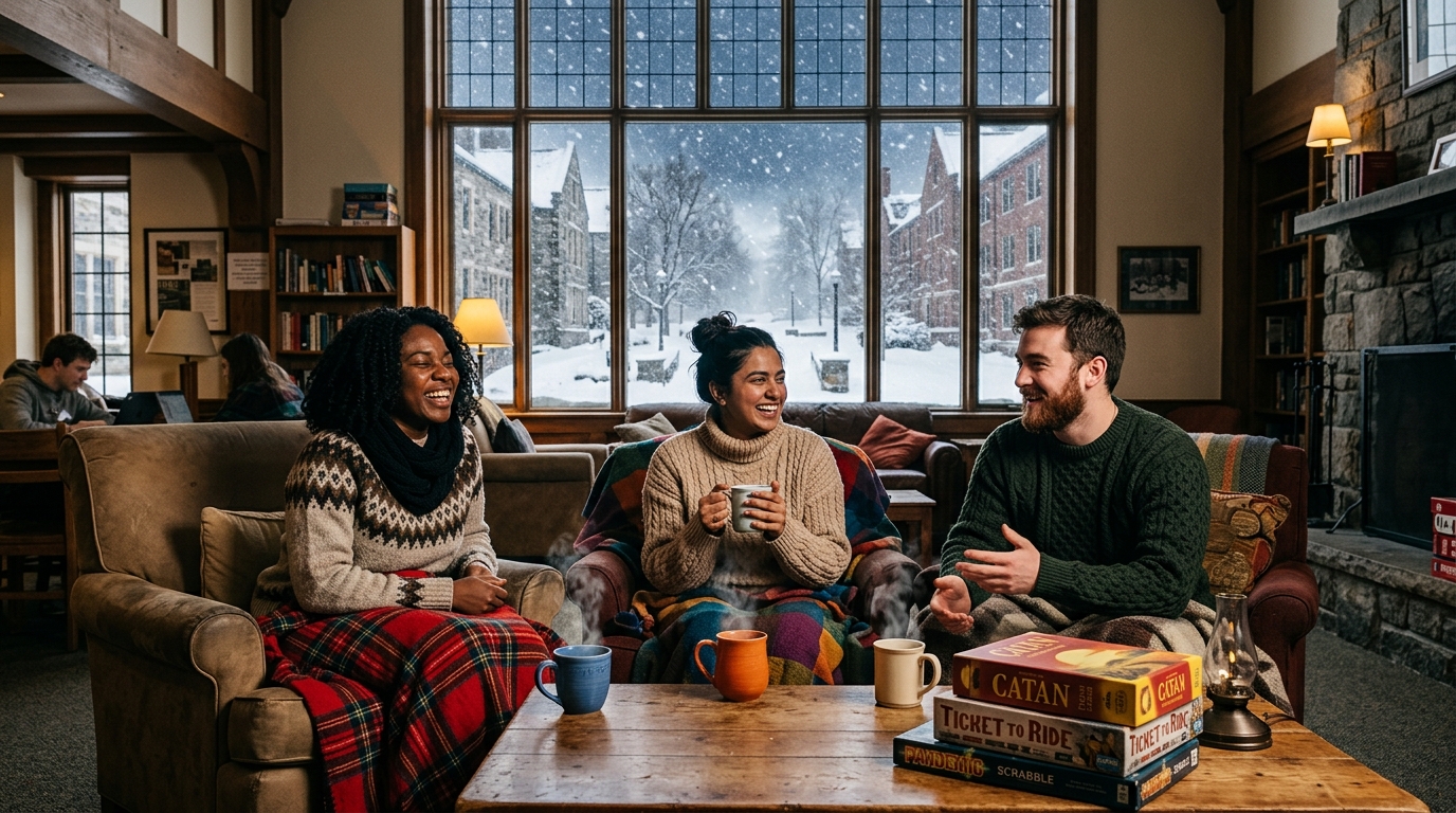 Snow Day Essentials — What International Students Need When Campus Shuts Down
